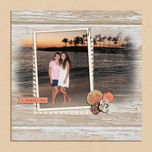 Mom and Hal at Sunset