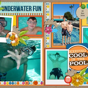 Underwater Fun (double page)