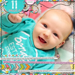 Evelyn at 11 Weeks