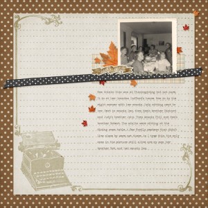 5 - 7 iNSD slow scrap day - Dufford Thanksgiving