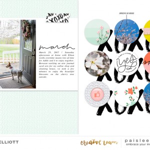 Spring is Here | 2 page spread