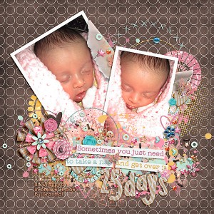 My grandbaby-Nap Queen!