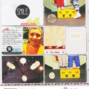 Sahlin Studio CT Disney Project Life Album Epcot Left