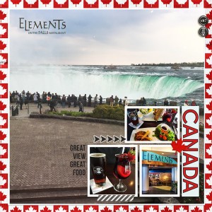 Elements on the Falls Dinner - Sahlin Studio May 2017 Challenge