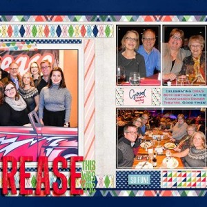 Grease - Oma's 80th birthday - 24x12