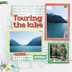 Touring the lake