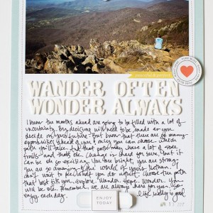 wander often.