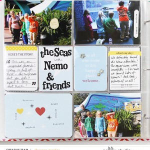 Sahlin Studio CT Theresa Moxley Disney Project Life #10 – Shopping and Nemo & Friends