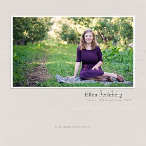 2017 Ellen Graduation book title page