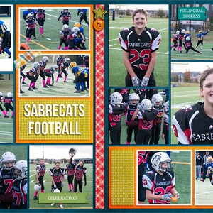 Sabrecats Football (double page)