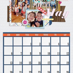 May 2018 Calendar Page