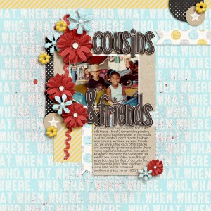Cousins & Friends - June Journal Challenge