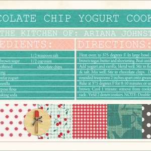 Chocolate Chip Yogurt Cookies