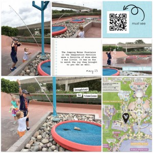 Jumping Water Fountains at EPCOT - QR challenge