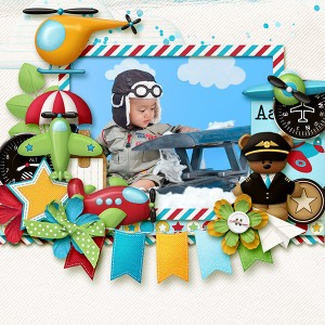 When I grow up, I wan to be a pilot!