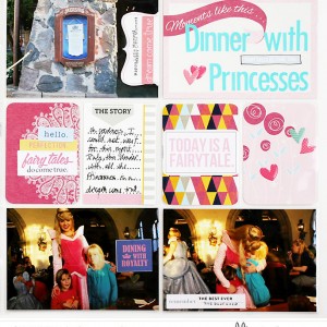 Sahlin Studio CT Theresa Moxley | Disney Project Life Princess Dinner