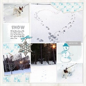 Jackie In The Snow