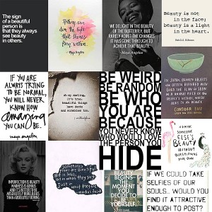 July 7-17 Monthly Muse Week 2 Quote Board: Beauty