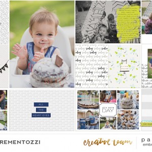 Lincoln's 1st Birthday (Full spread)