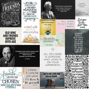 July 7-17 Monthly Muse Week 3 Quote Board: Friendship