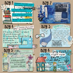 Index-Card-A-Day Challenge, Days 1-6