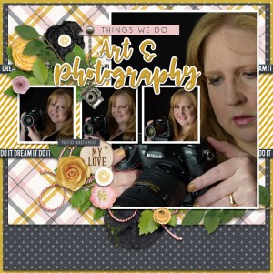 Art & Photography Title Page (Scraplift Challenge)