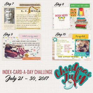 Index cards day 7-10