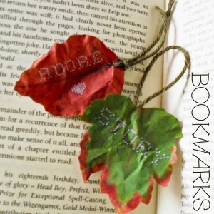 leaves bookmark