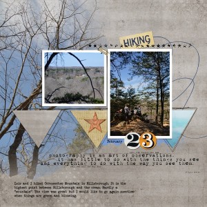 Hiking Occoneechee Mountain