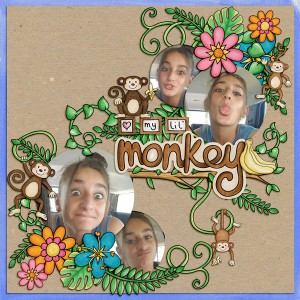 Love my lil monkey