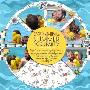 Swimming Summer Pool Party