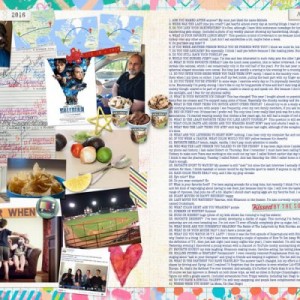 weekly challenge - journal - interview - a year apart