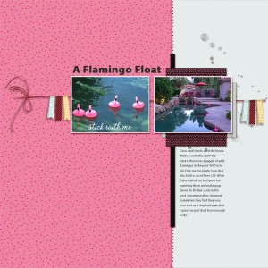 A Flamingo Float