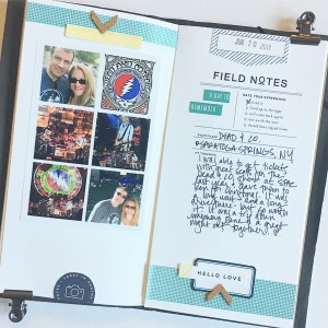 book of us - traveler's notebook hybrid