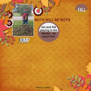 Jumping In Leaves