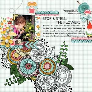 Stop and smell the flowers