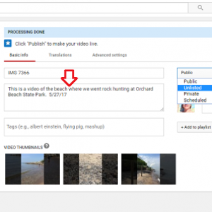 YouTube Upload