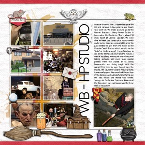 WB HP Studios (Kate Hadfield's Oct Blog Challenge)