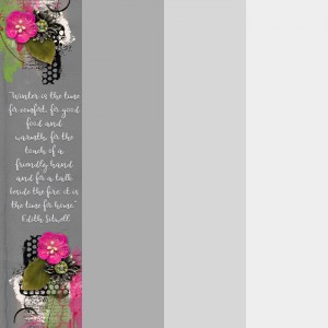 Winter - Art Journal Monthly Muse