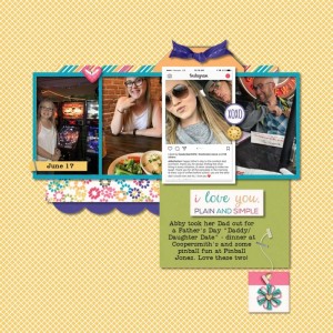October 2017 SWL Template Challenge With Bella Gypsy That's Life My Person Kit