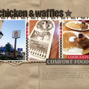 Chicken and waffles