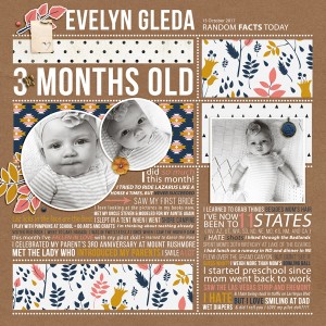 Evelyn Three Months