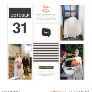2016 Project Life October page 7