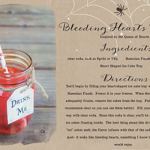 Halloween Recipe- Bleeding Hearts Drink