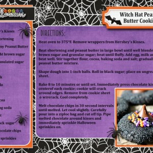 Witch Hat Peanut Butter Cookies