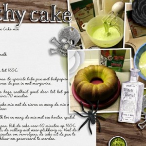 Witchy Cake - Recipe Card