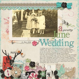 A Pretty June Wedding, 1924