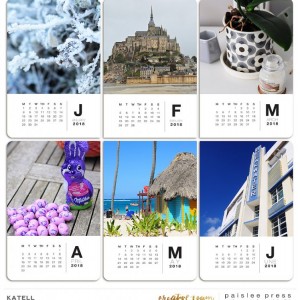 Paislee Desk Calendar 2018 By Katell1 Copie