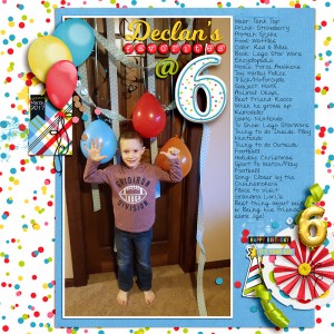 Declan's Favorites At 6