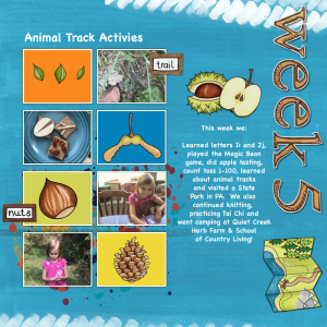 October Week 5 Homeschool